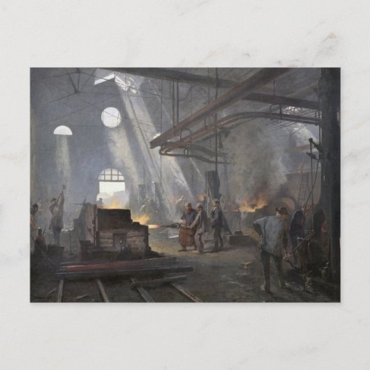 A Forge, 1893 Briefkaart (Voorkant)