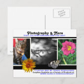 A* Fotografie en meer Visitekaartje Briefkaart (Voorkant / Achterkant)