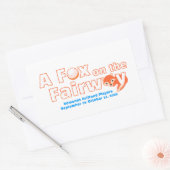 "A" Fox on the Fairway - Sticker (Envelop)
