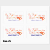 "A" Fox on the Fairway - Sticker (Vel)