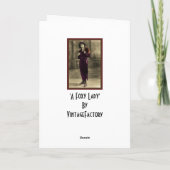 A Foxy Lady Kaart (Achterkant)