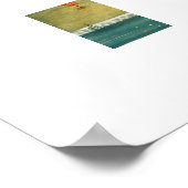 A-Frame Blokhut Huis Groot Formaat Print (Hoek)