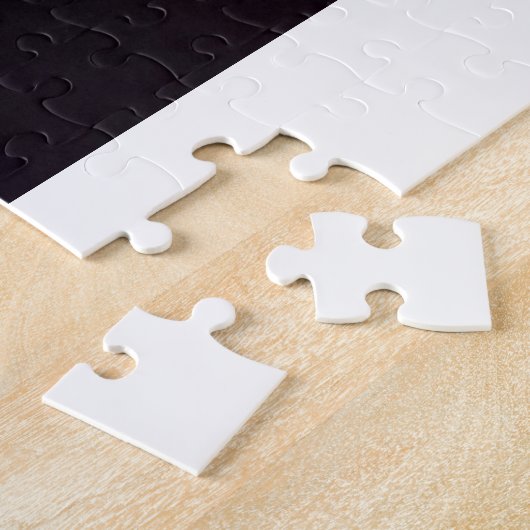 A FRAME CABIN NIGHT LEGPUZZEL (Zijkant)