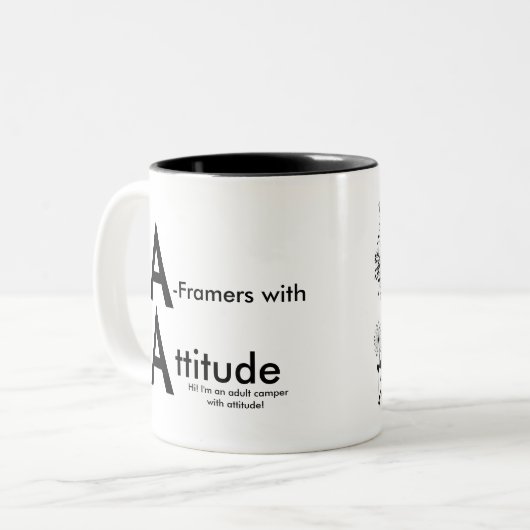 A Framers Tweekleurige Koffiemok (Voorkant links)