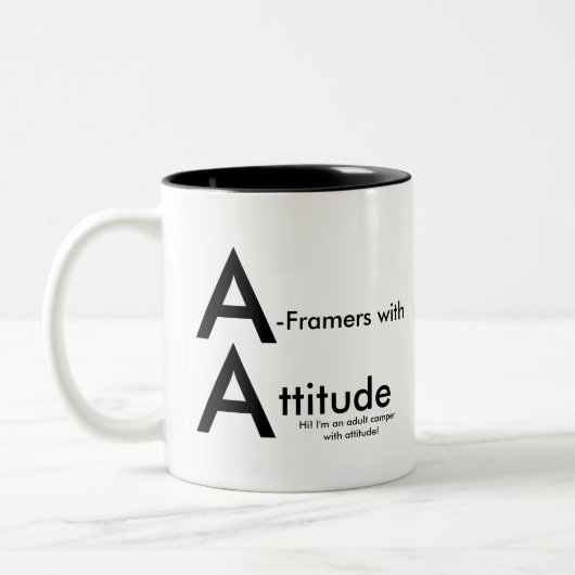 A Framers Tweekleurige Koffiemok (Links)