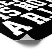 A Freako Is Not A Rico Supporter Party Lover Poster (Hoek)