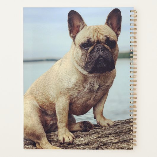 A French Bulldog Planner (Achterkant)