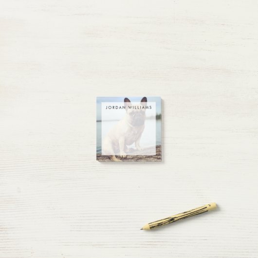 A French Bulldog Post-it® Notes (Op bureau)