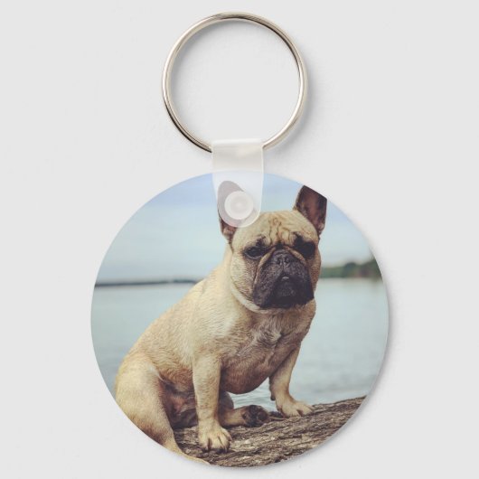 A French Bulldog Sleutelhanger (Voorkant)