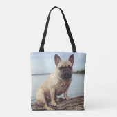 A French Bulldog Tote Bag (Achterkant)