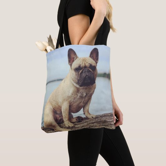 A French Bulldog Tote Bag (Dichtbij)