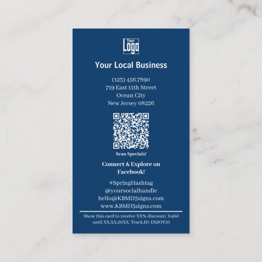 A Fresh Reward For Your Next Visit - Thank You Kortingskaartje (Achterkant)