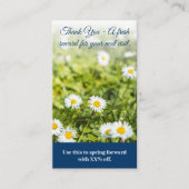 A Fresh Reward For Your Next Visit - Thank You Kortingskaartje (Voorkant)