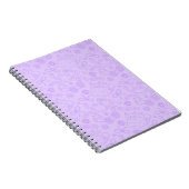 "A Friend for Everyone" Pattern Notebook Lavender Notitieboek (Rechterzijde)