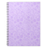 "A Friend for Everyone" Pattern Notebook Lavender Notitieboek (Voorkant)