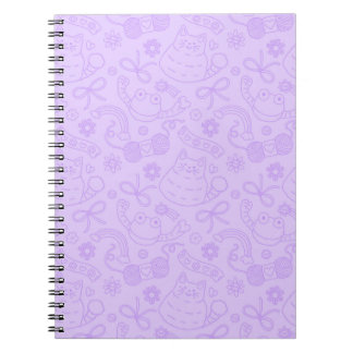 "A Friend for Everyone" Pattern Notebook Lavender Notitieboek