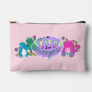 "A Friend for Everyone" Pink Logo Etui