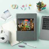 A Friend in Need, Dogs Playing Poker, Sticker (iPad Cover)