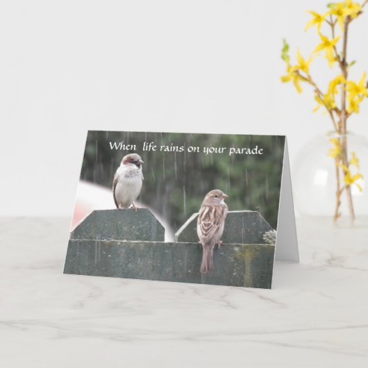 A friend in need kaart (Gele Bloem)