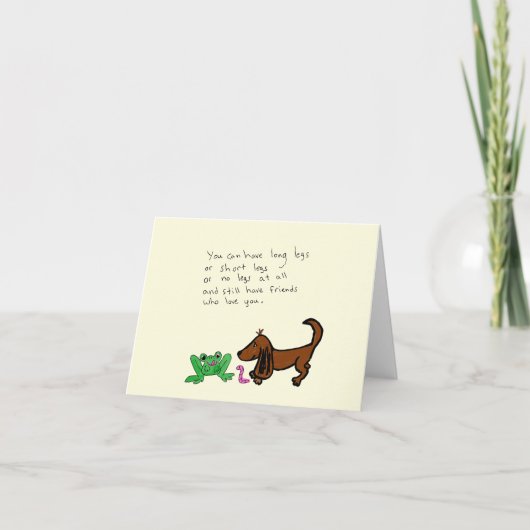 "A Friend that Loves You" Card Bedankkaart (Voorkant)
