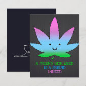 A Friend With Weed Kaart (Voorkant / Achterkant)