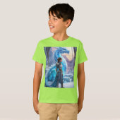 A Frozen Bond: De Zilveren Strijder en Haar Draak T-shirt (Voorkant volledig)