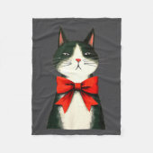 A Frumpy Holiday Cat Fun Design  Fleece Deken (Voorkant)