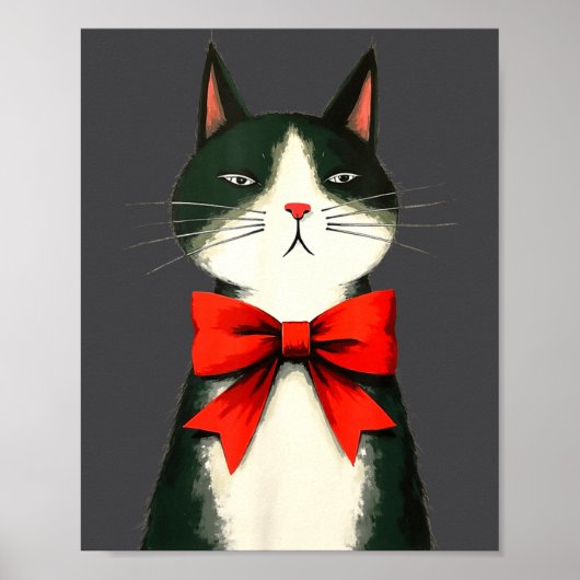 A Frumpy Holiday Cat Fun Design  Poster (Voorkant)