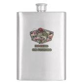 A fun and bold illustration of a cool bass flacon (Voorkant)