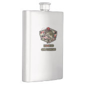 A fun and bold illustration of a cool bass flacon (Rechts)