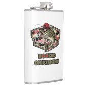 A fun and bold illustration of a cool bass heupfles (Rechts)