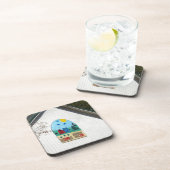 A Fun Barn Quilt Bier Onderzetter (Rechterzijde)