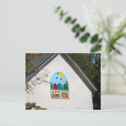A Fun Barn Quilt Briefkaart (Staand voorkant)