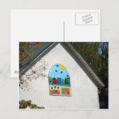 A Fun Barn Quilt Briefkaart (Voorkant / Achterkant)