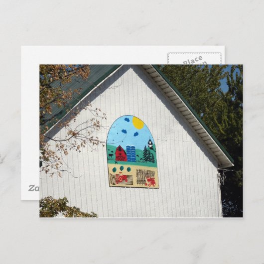 A Fun Barn Quilt Briefkaart (Voorkant / Achterkant)