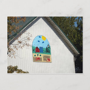 A Fun Barn Quilt Briefkaart