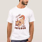 A funny pug unicorn Look I'm a Unicorn T-shirt (Voorkant)