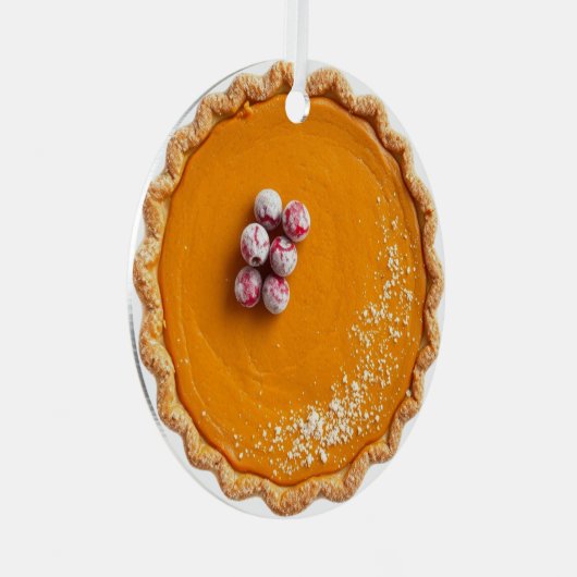 A Funny Pumpkin Pie Flirty Pun | Christmas Metalen Ornament (Voorkant Rechts)