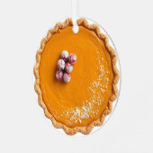 A Funny Pumpkin Pie Flirty Pun | Christmas Metalen Ornament (Voorkant links)