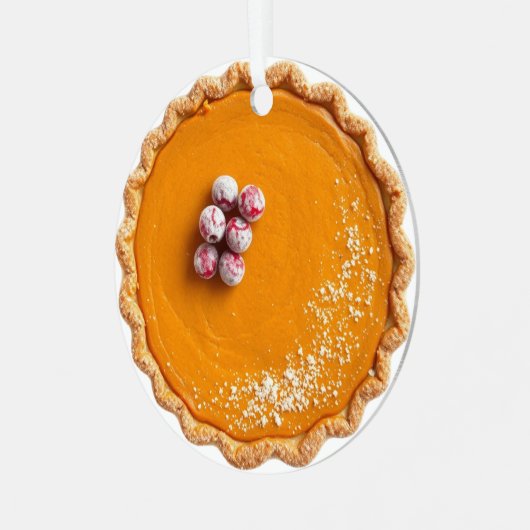 A Funny Pumpkin Pie Flirty Pun | Christmas Metalen Ornament (Voorkant links)