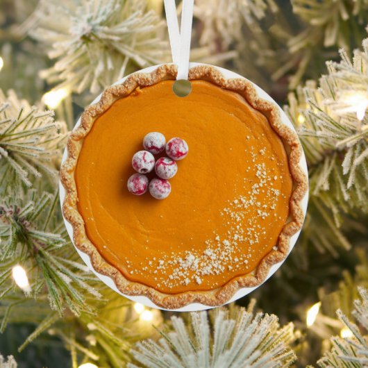 A Funny Pumpkin Pie Flirty Pun | Christmas Metalen Ornament (Insitu)