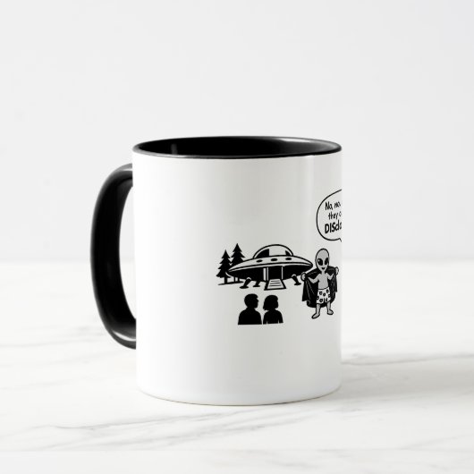 A funny take on The Disclosure movement Mok (Voorkant links)