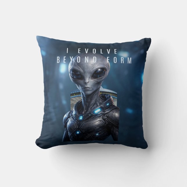 A futuristic pillow design expressing growth kussen (Voorkant)