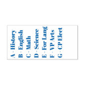A-G Transcript Review Tool Zelfinktende Stempel (Design)