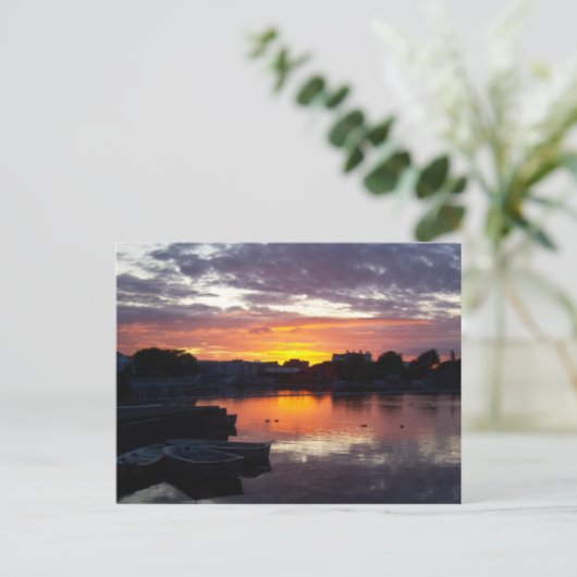 A Galway Sunset Briefkaart (Staand voorkant)