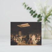 A Game of Billiards, 1807 Briefkaart (Staand voorkant)