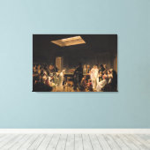 A Game of Billiards, 1807 Canvas Afdruk (Insitu (Houten vloer))