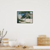 "A Garden in Nassau" 1885 van Winslow Homer Poster (Keuken)