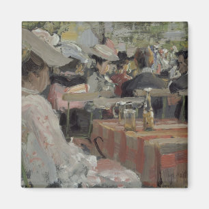 A Garden Restaurant, 1906 Magneet