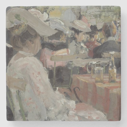 A Garden Restaurant, 1906 Stenen Onderzetter (Voorkant)
